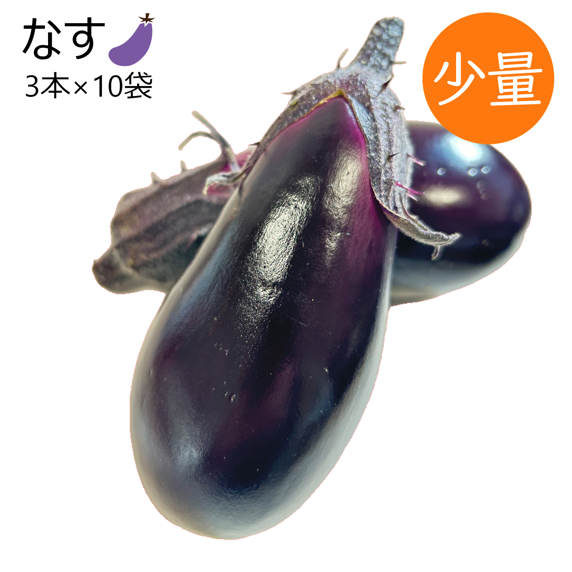 なす (L 3本×10袋)