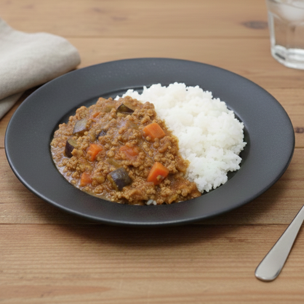 しょうがキーマカレー