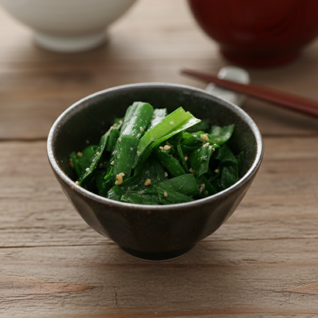 にらのごま和え