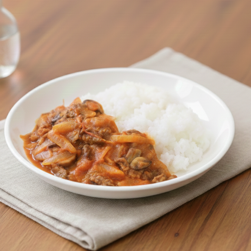 まほろばとまとのハヤシライス