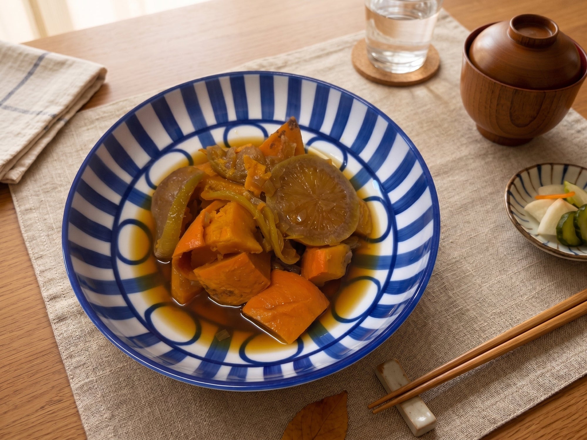 かぼちゃのレモンソース煮