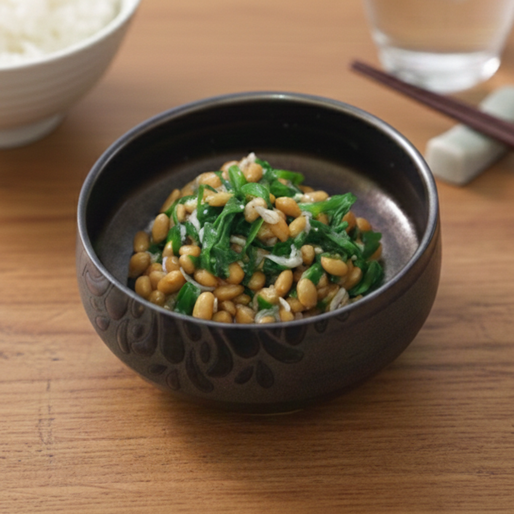にら納豆しらす
