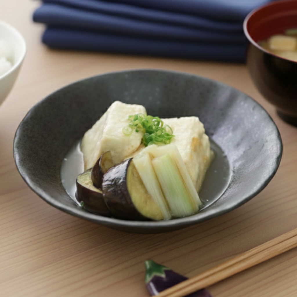 なすの揚げ出し豆腐